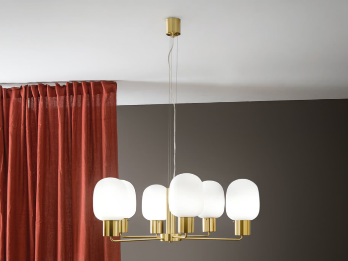 FELLINI ORO - LED metal pendant lamp _ Fan Europe Lighting